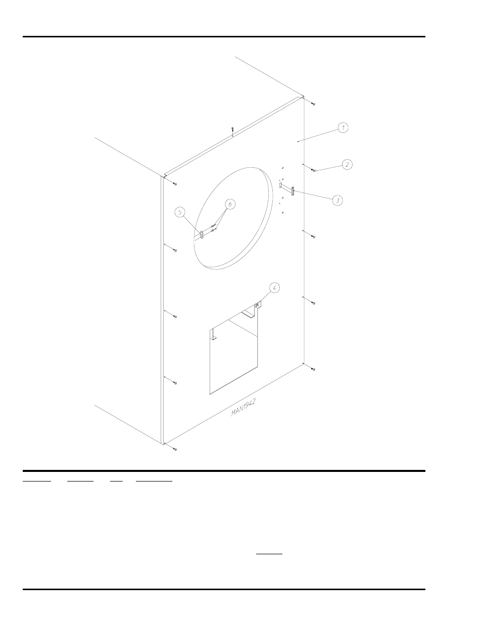 Cold rolled steel door front panel assembly | ADC AD-81 User Manual | Page 10 / 30