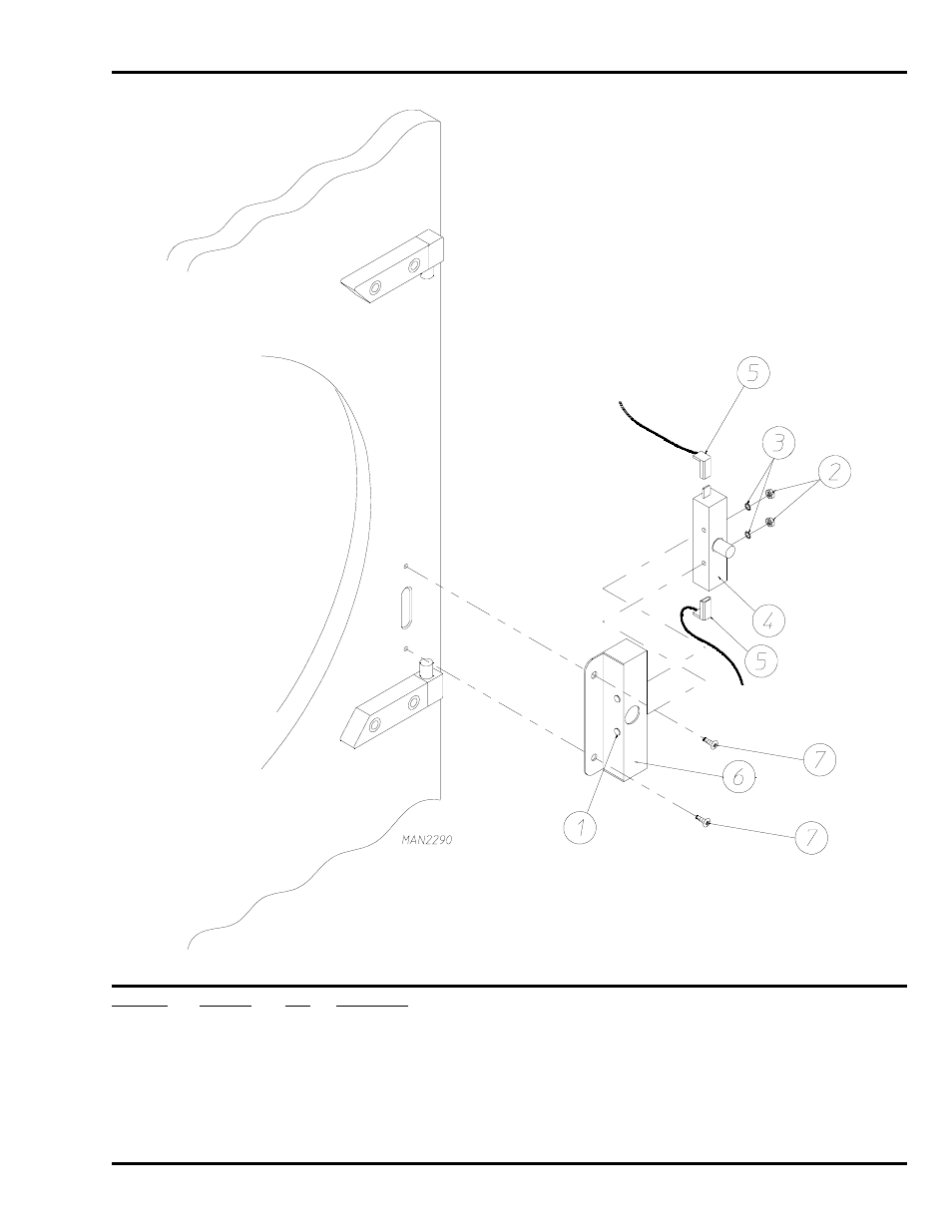 Main door switch assembly cold rolled steel door | ADC AD-81 User Manual | Page 11 / 30