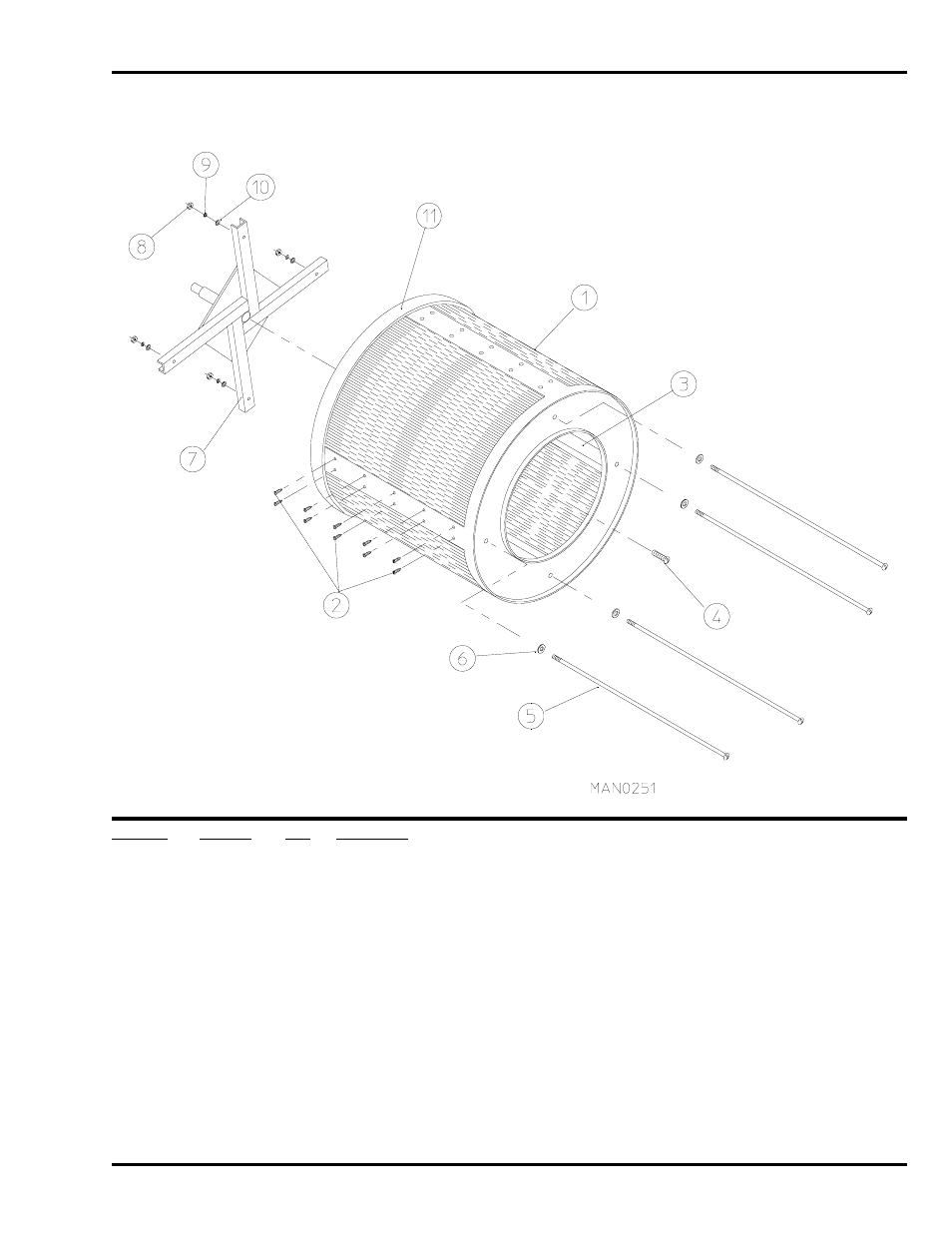 Tumbler / support assembly | ADC AD-81 User Manual | Page 15 / 30