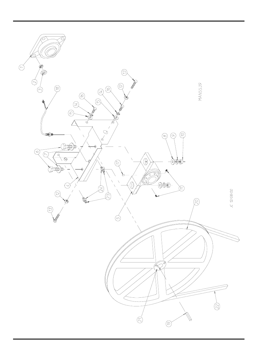 Tumbler bearing assembly | ADC AD-81 User Manual | Page 16 / 30