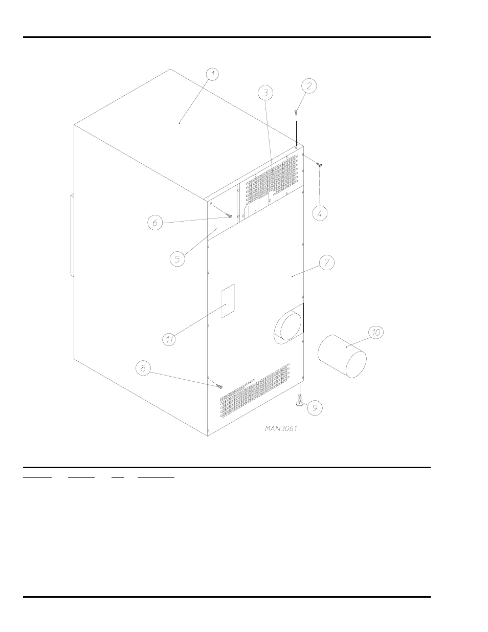 Outer top / back guard assemblies | ADC AD-81 User Manual | Page 28 / 30