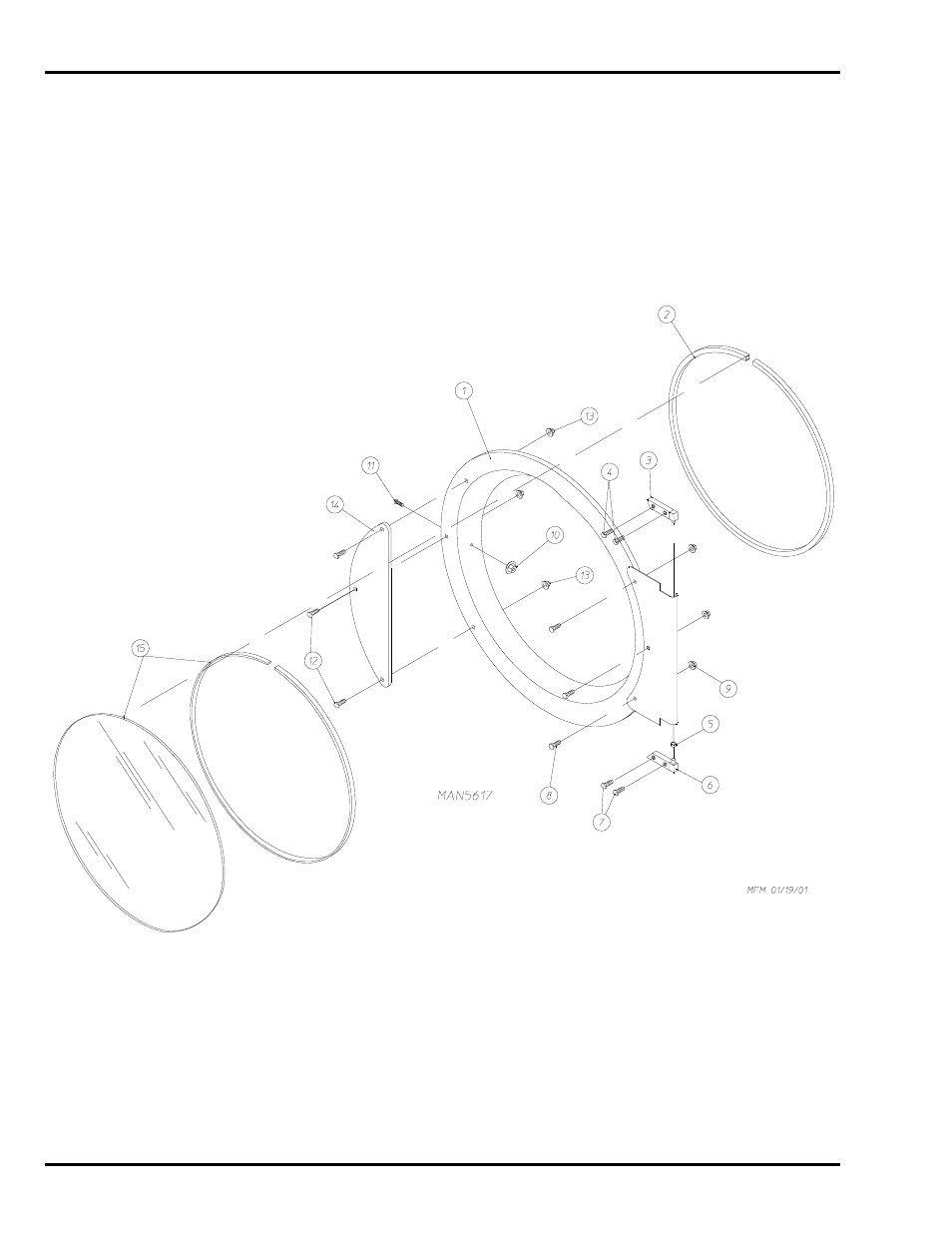 Cold rolled steel main door assembly | ADC AD-81 User Manual | Page 8 / 30