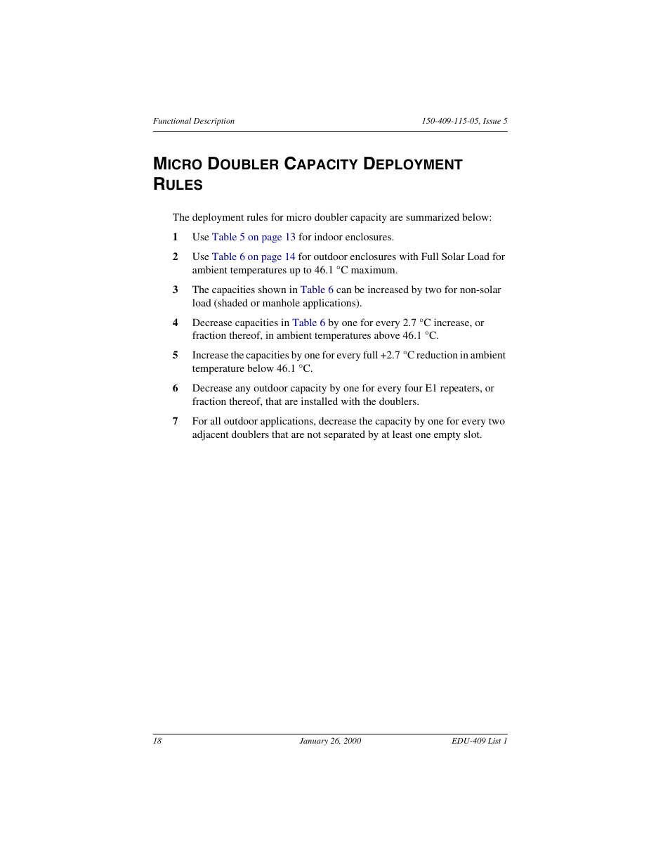Micro doubler capacity deployment rules | ADC EDU-409 User Manual | Page 24 / 34