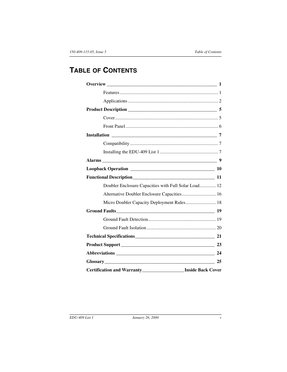 ADC EDU-409 User Manual | Page 5 / 34