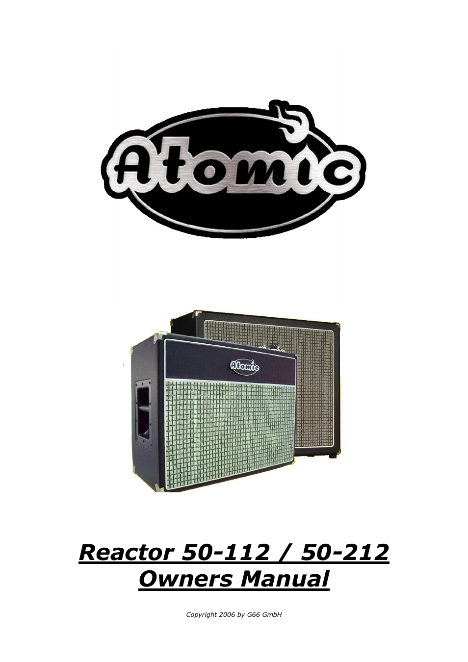 Atomic 50-112 User Manual | 12 pages