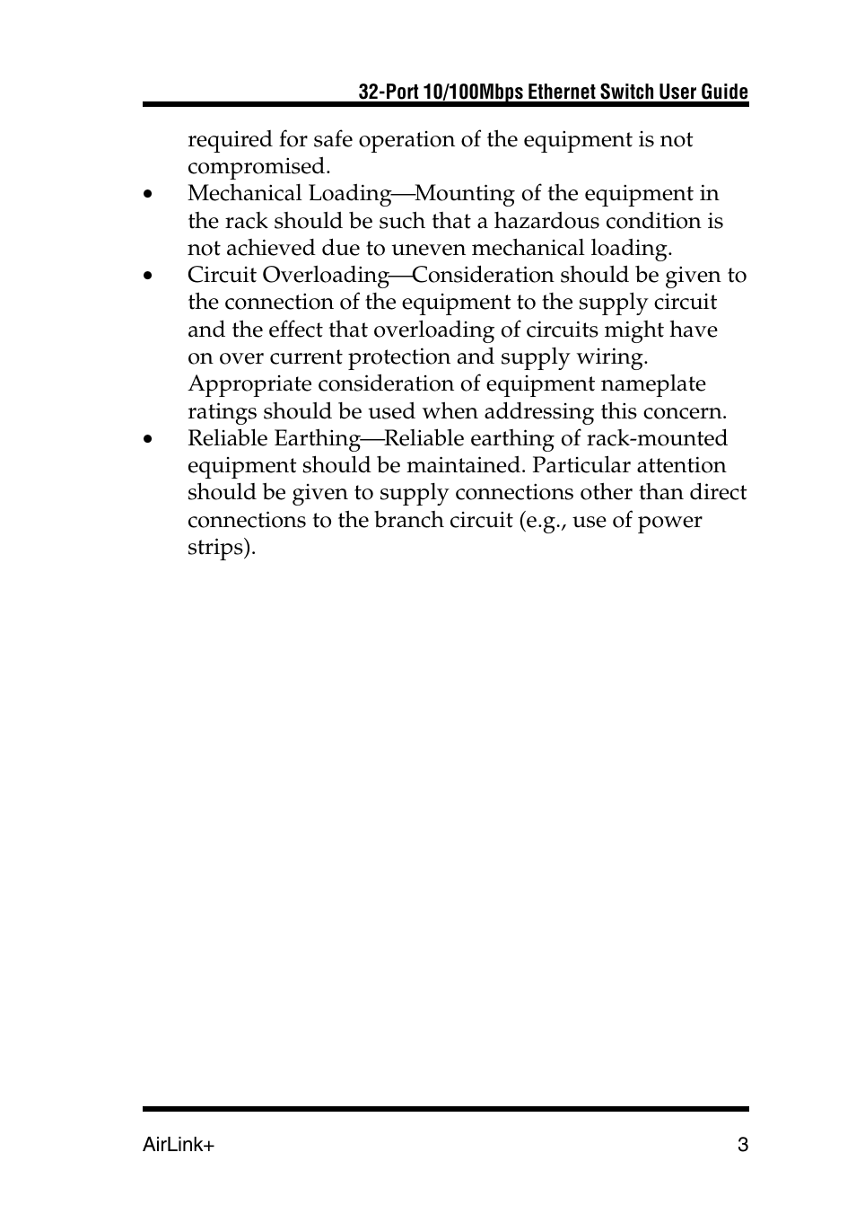 Airlink UG-ASW232-1103 User Manual | Page 3 / 24