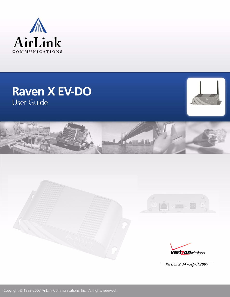 Airlink X EV-DO User Manual | 145 pages