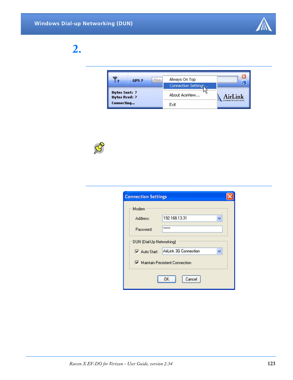 Airlink X EV-DO User Manual | Page 129 / 145