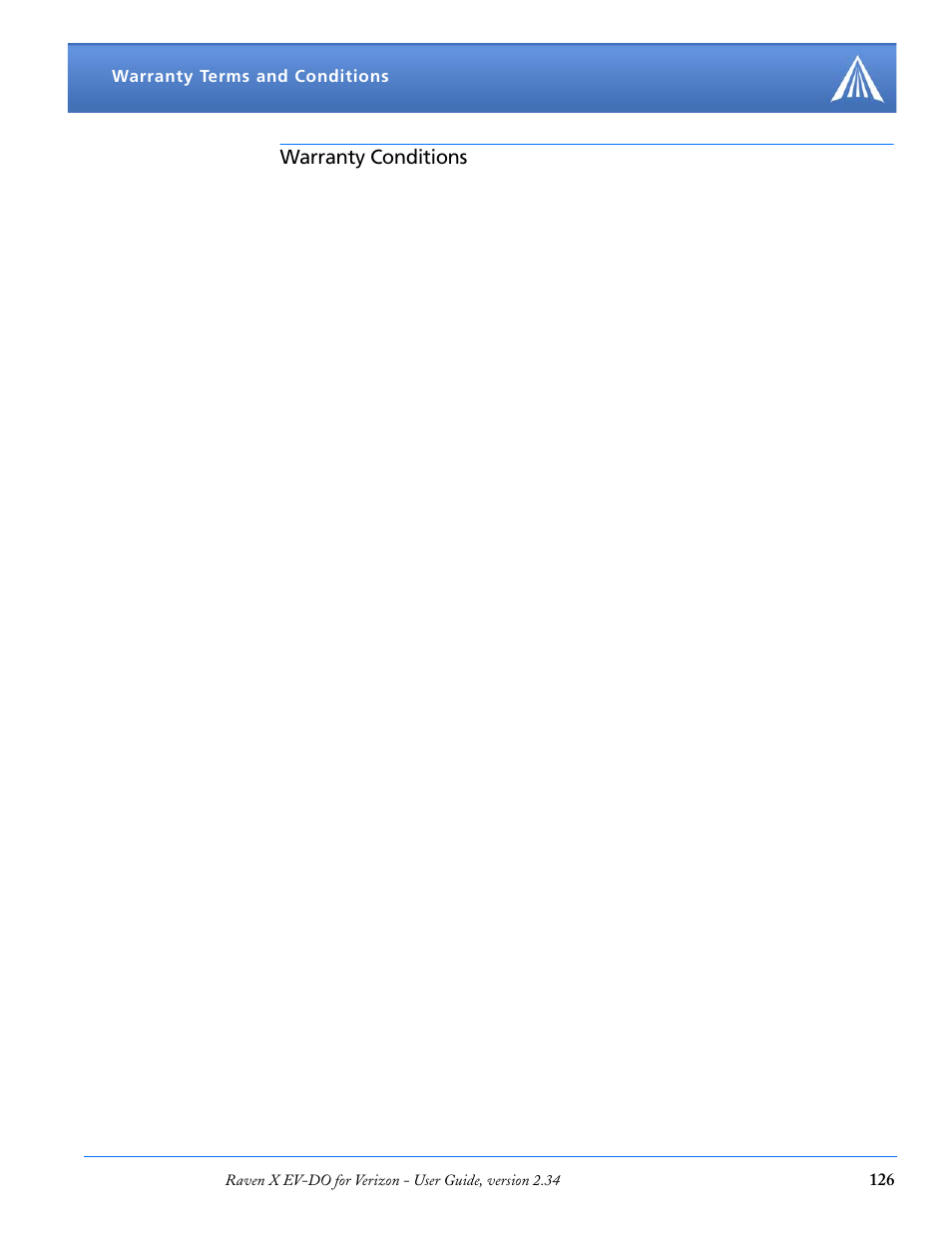Warranty conditions, Remedy, Warranty disclaimer | Limitation of liability, Remedy warranty disclaimer | Airlink X EV-DO User Manual | Page 132 / 145