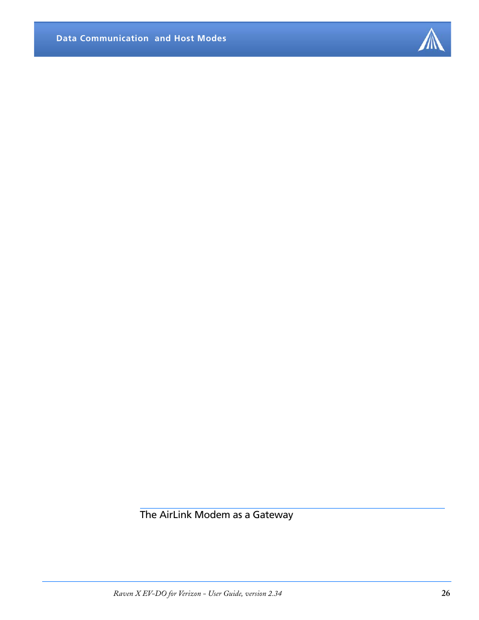Dhcp and routing, Dhcp in the raven x using public mode, Pppoe with dhcp | The airlink modem as a gateway | Airlink X EV-DO User Manual | Page 32 / 145