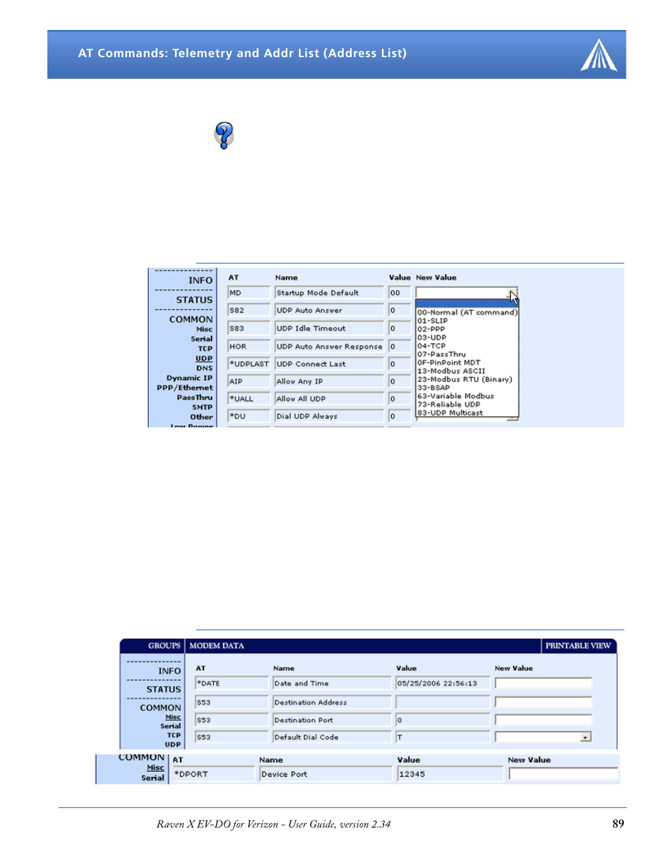 Airlink X EV-DO User Manual | Page 95 / 145
