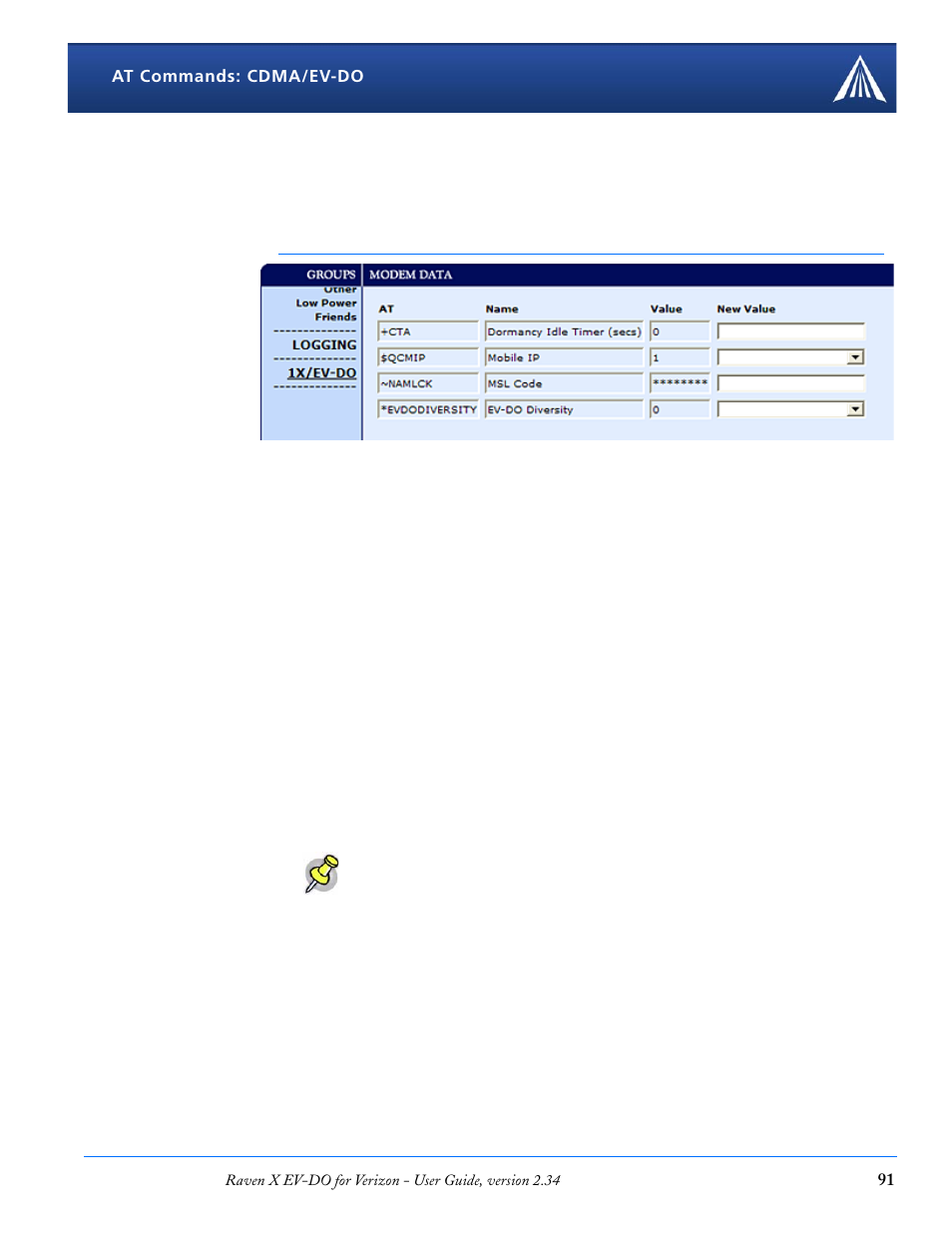 Cdma/ev-do | Airlink X EV-DO User Manual | Page 97 / 145