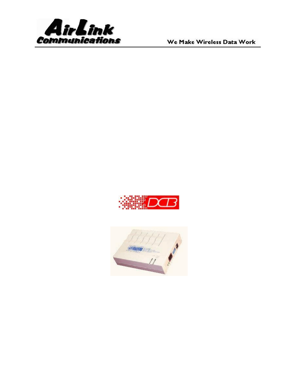 Airlink 5200 User Manual | 11 pages