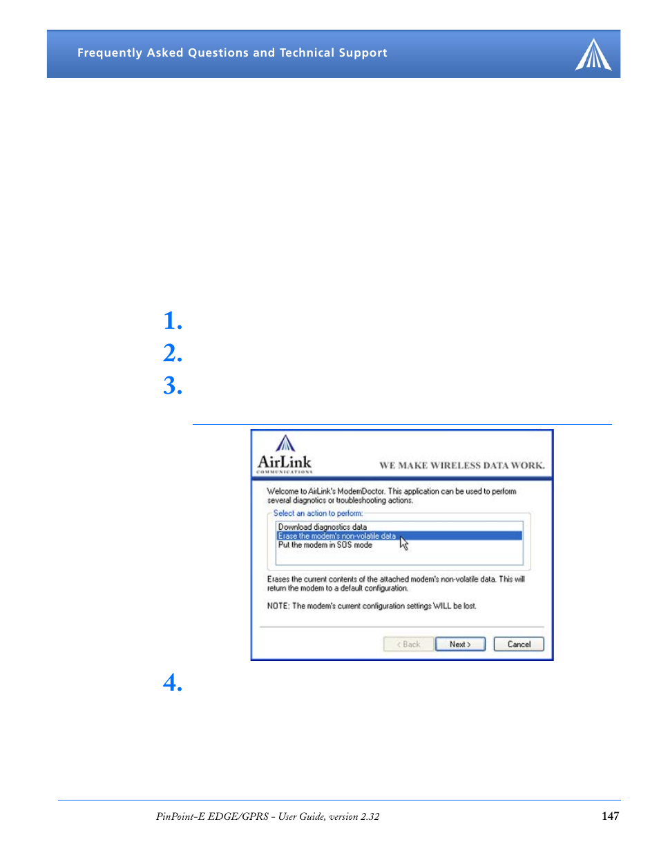 Airlink EDGE/GPRS User Manual | Page 153 / 157