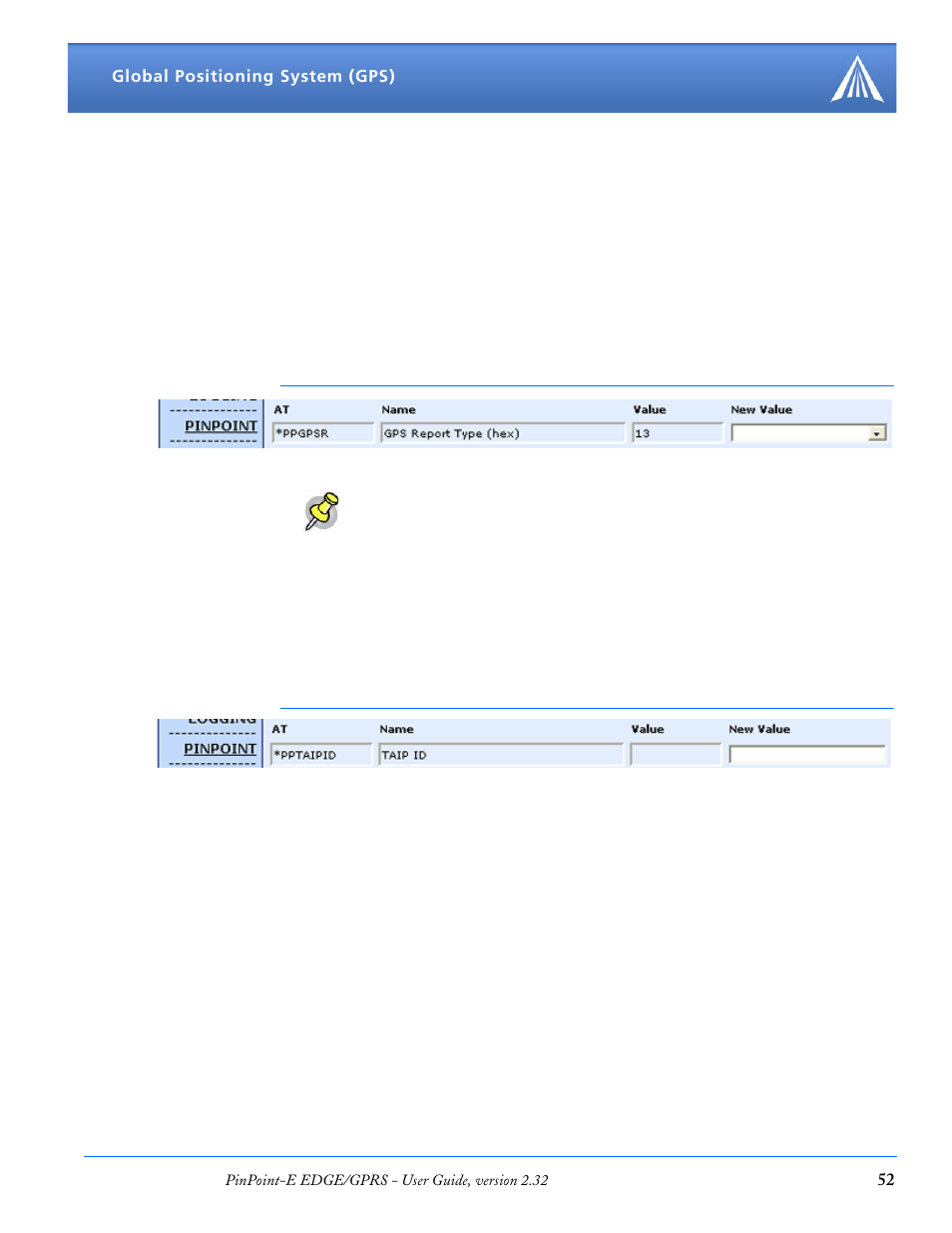 Using taip command emulation, Taip id, Supported taip commands | Airlink EDGE/GPRS User Manual | Page 58 / 157