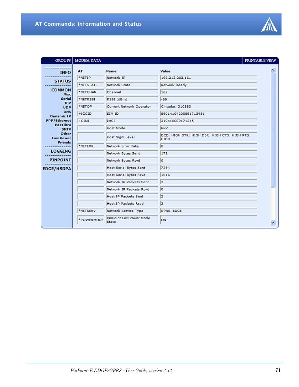 Airlink EDGE/GPRS User Manual | Page 77 / 157