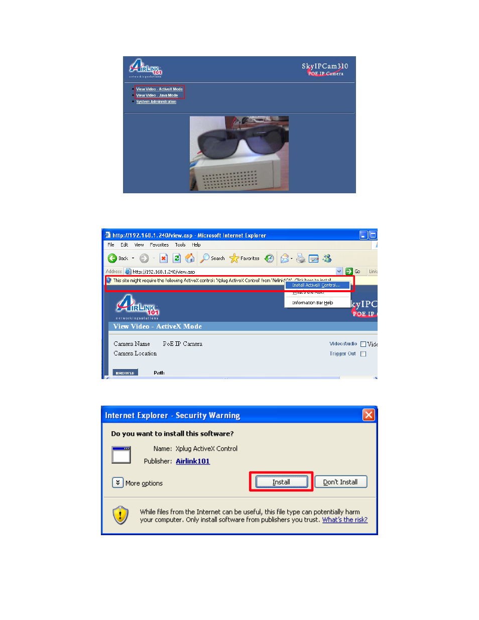 Airlink SkyIPCam310 User Manual | Page 17 / 63