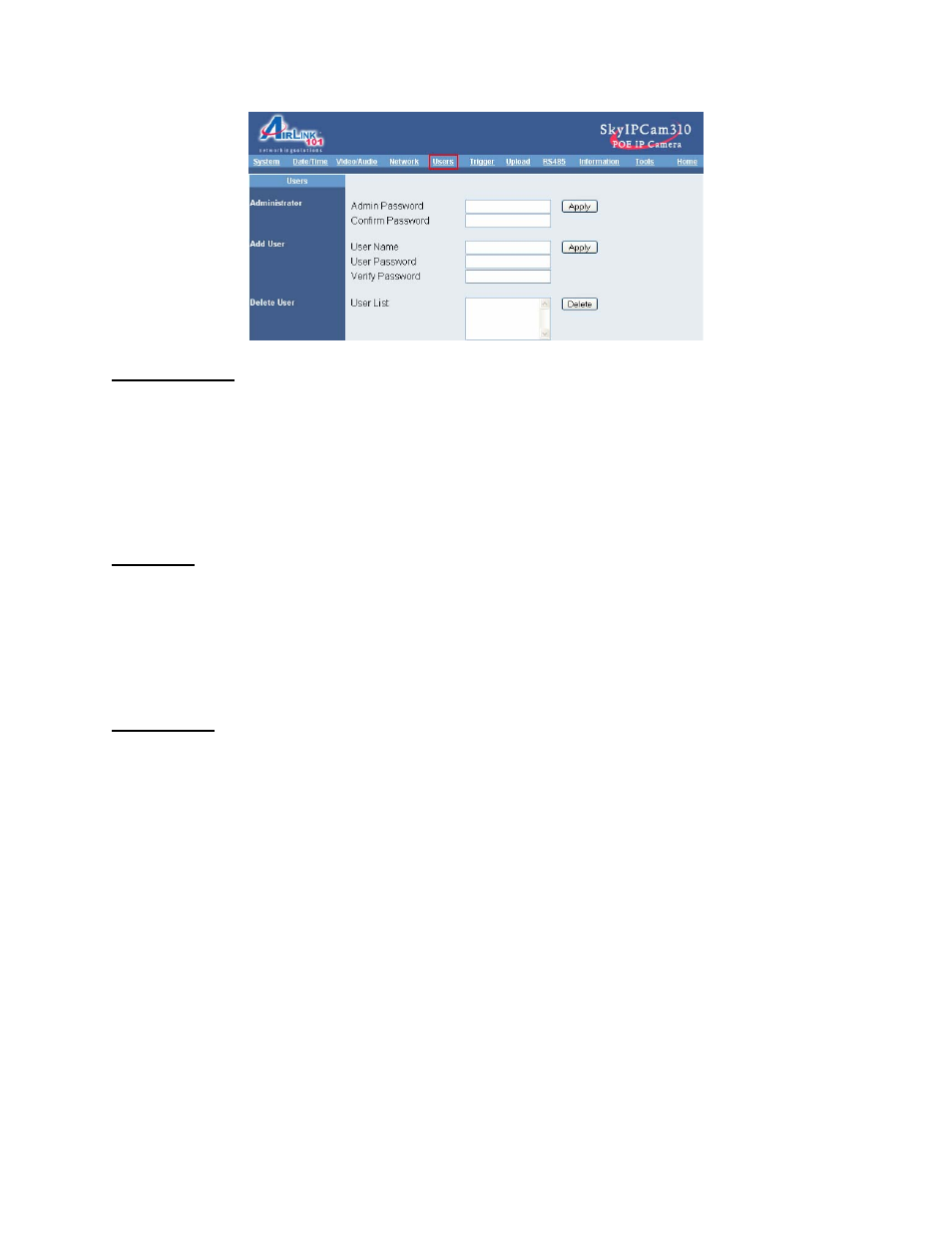Airlink SkyIPCam310 User Manual | Page 27 / 63