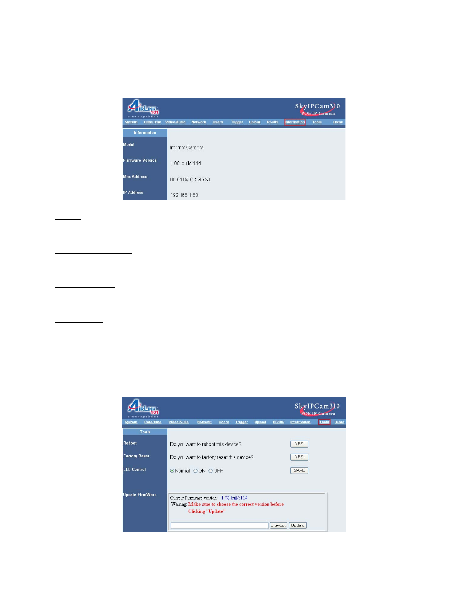 Airlink SkyIPCam310 User Manual | Page 32 / 63