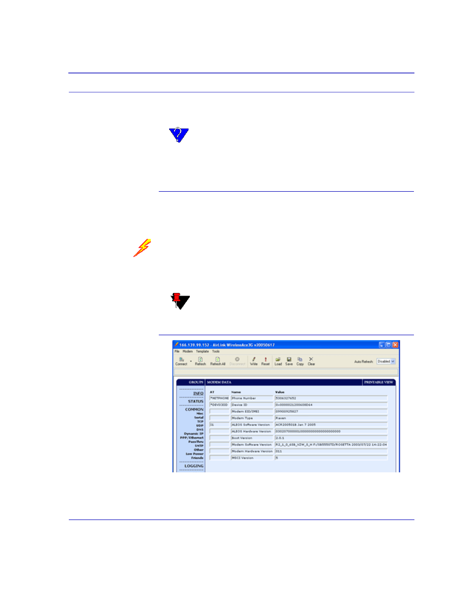 Airlink configuration executive (ace), Wireless ace 3g | Airlink CDMA/1x User Manual | Page 17 / 115