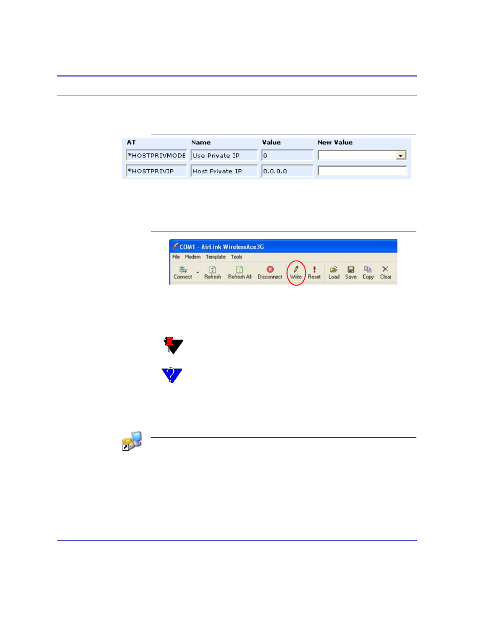Using telnet terminal emulation | Airlink CDMA/1x User Manual | Page 60 / 115