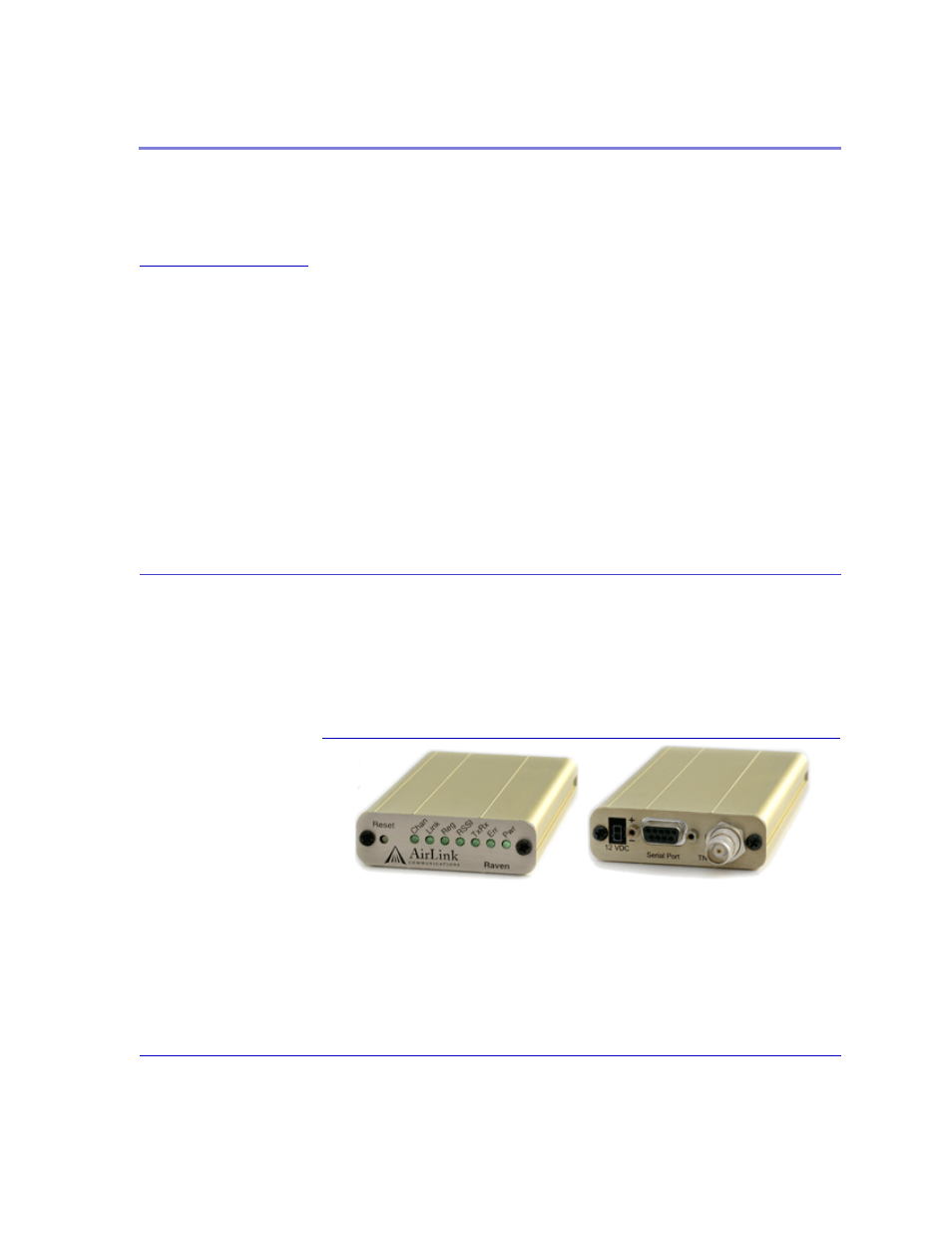 Chapter 1 introduction to raven cdma, Chapter 1, Introduction to raven cdma | Airlink CDMA/1x User Manual | Page 7 / 115