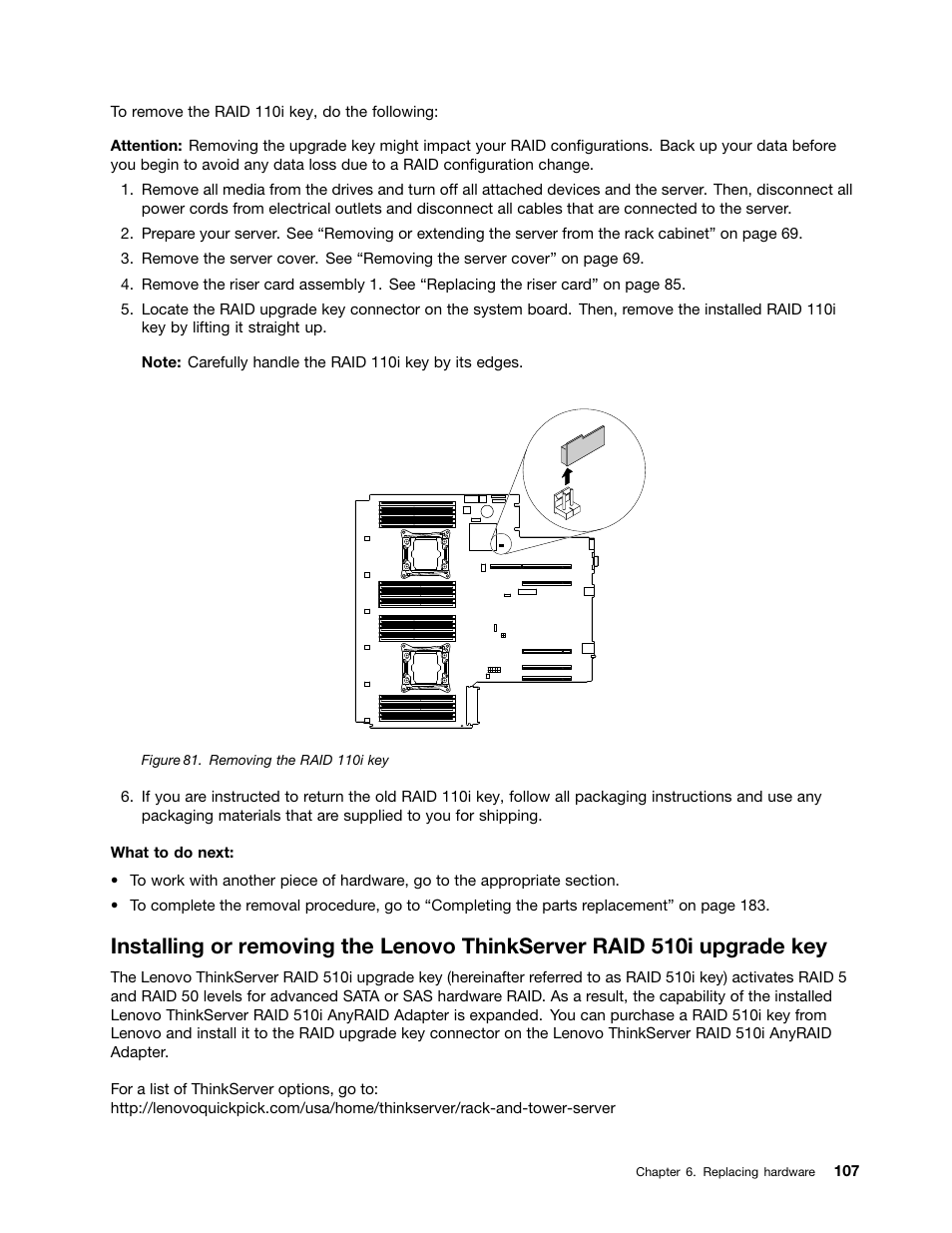 Lenovo ThinkServer RD650 User Manual | Page 121 / 226