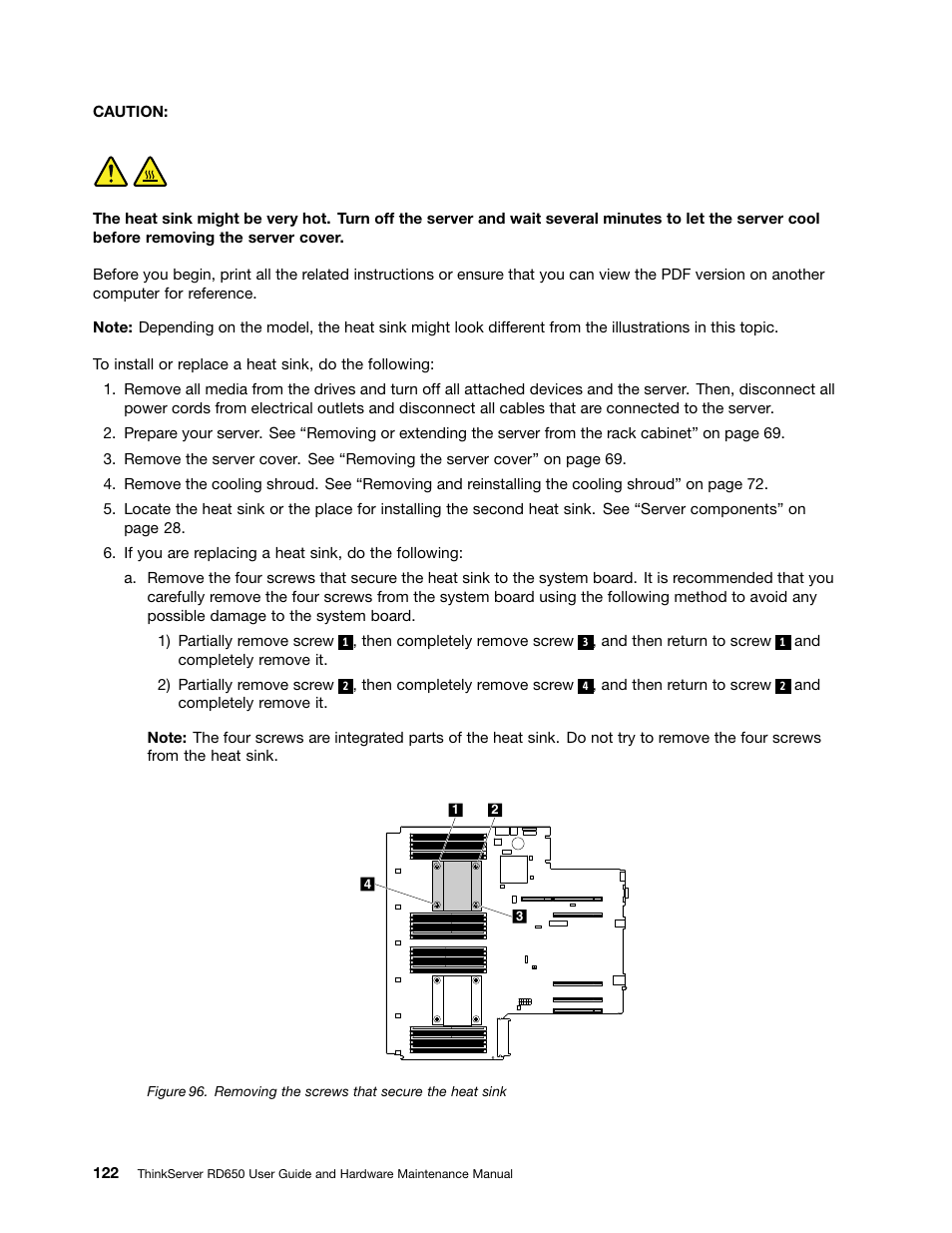 Lenovo ThinkServer RD650 User Manual | Page 136 / 226