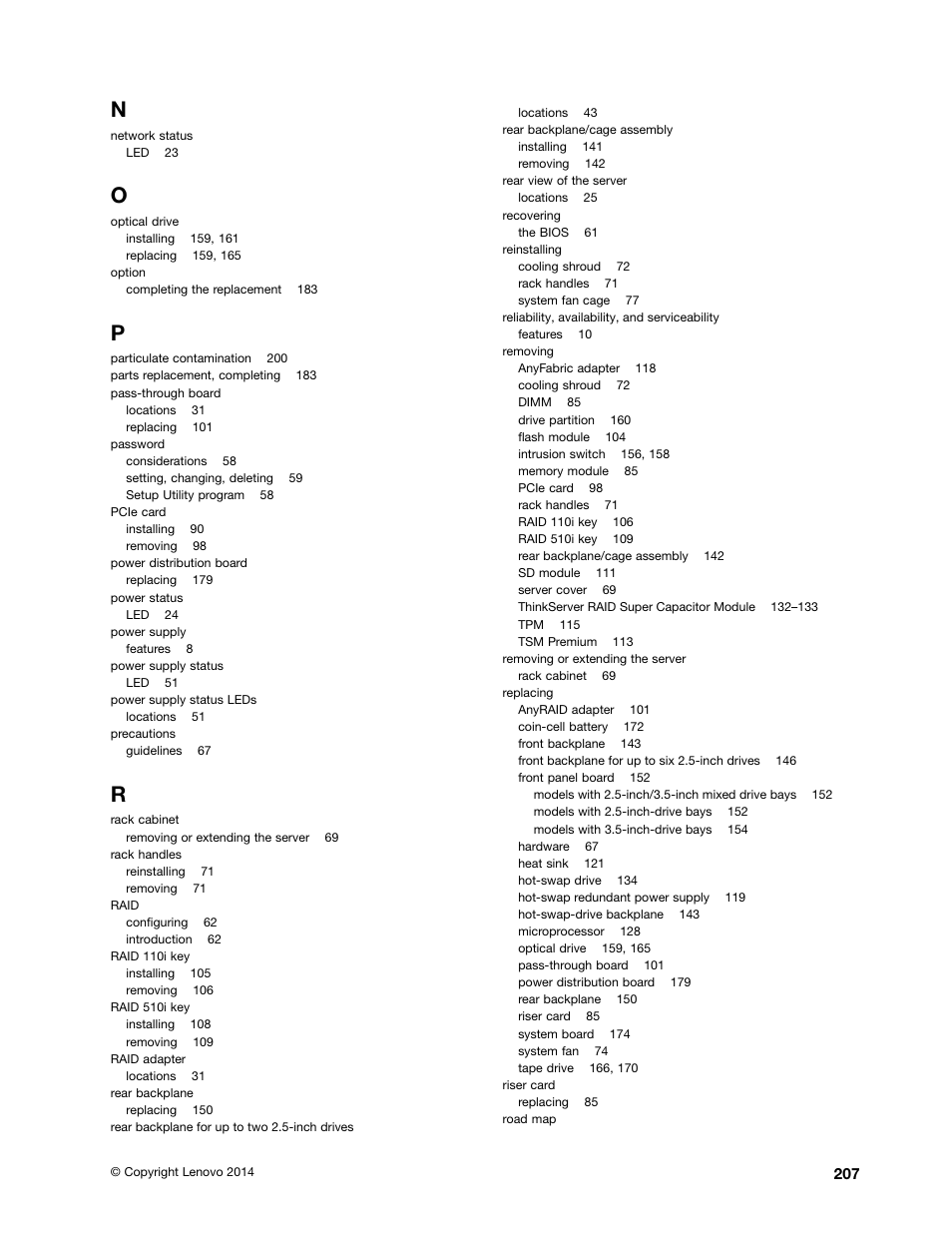 Lenovo ThinkServer RD650 User Manual | Page 221 / 226