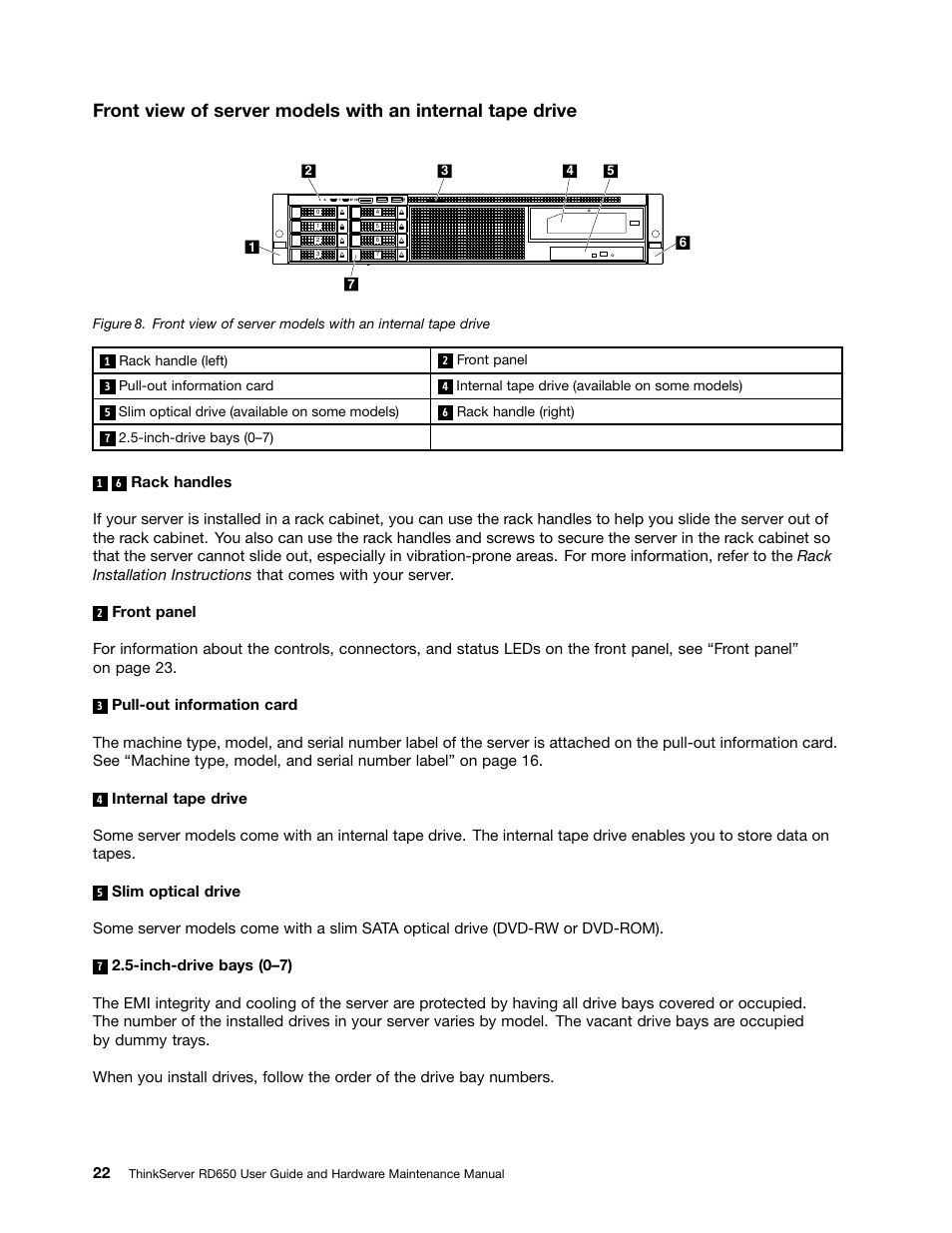 Lenovo ThinkServer RD650 User Manual | Page 36 / 226