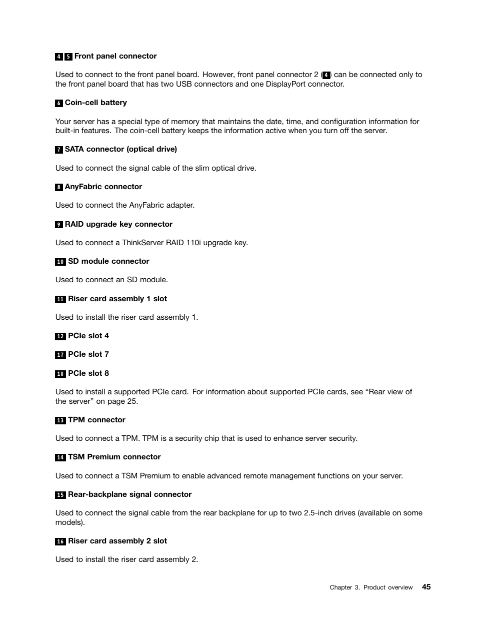 Lenovo ThinkServer RD650 User Manual | Page 59 / 226