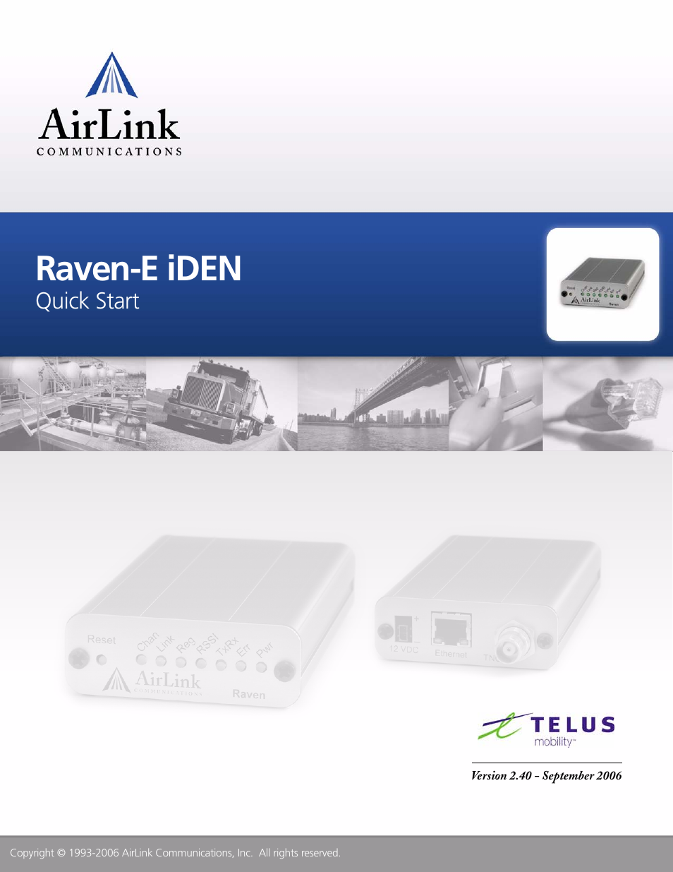 Airlink Version 2.40 User Manual | 7 pages