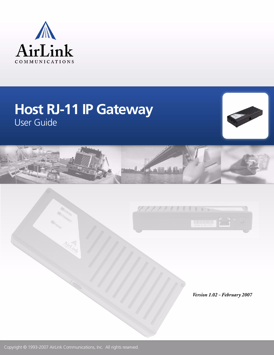 Airlink RJ-11 User Manual | 49 pages