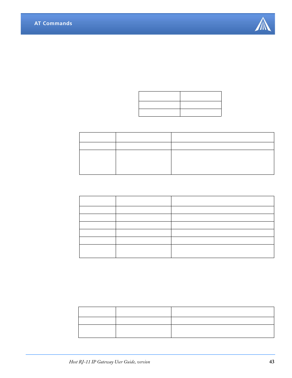 Modem signal behavior, Phone numbers | Airlink RJ-11 User Manual | Page 44 / 49