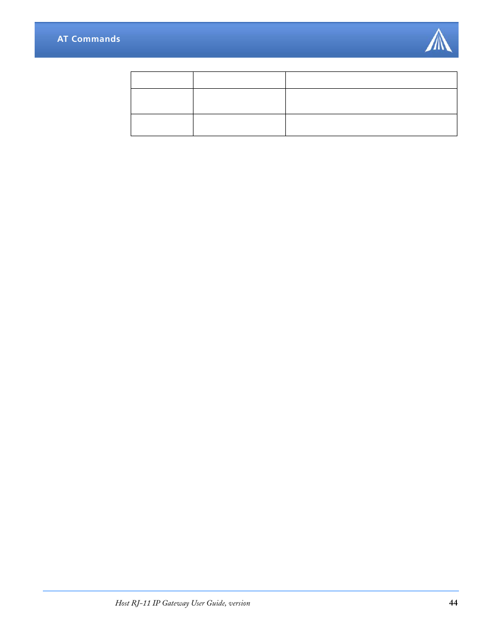 Port settings, Port settings 44 | Airlink RJ-11 User Manual | Page 45 / 49