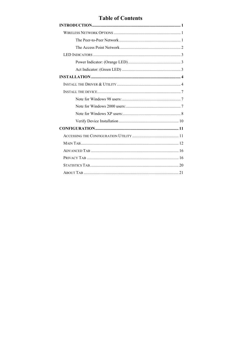 Airlink AWLC3025 User Manual | Page 3 / 27