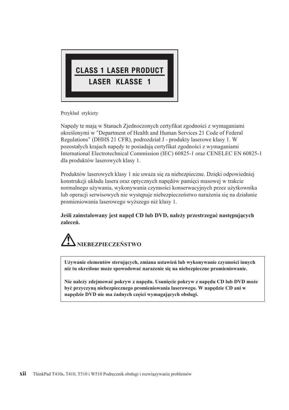 Lenovo ThinkPad T410s User Manual | Page 12 / 48