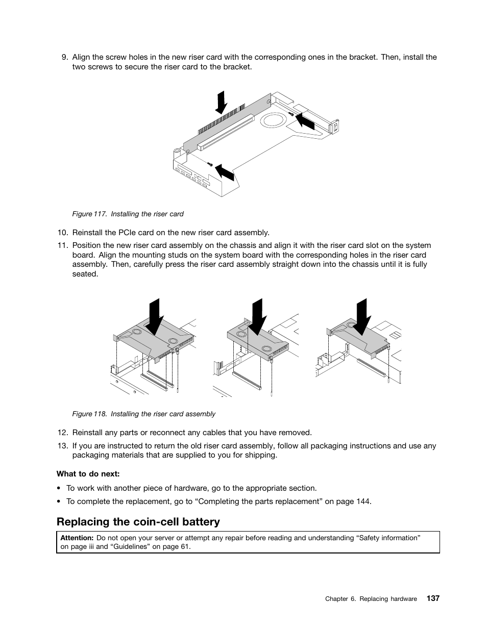 Replacing the coin-cell battery | Lenovo ThinkServer RD550 User Manual | Page 151 / 184