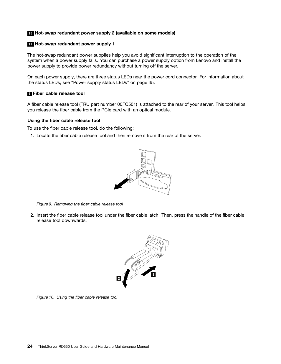 Lenovo ThinkServer RD550 User Manual | Page 38 / 184