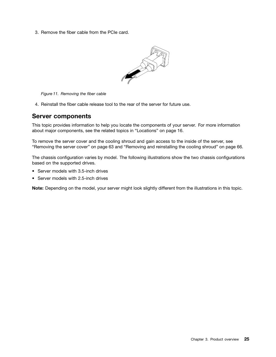 Server components | Lenovo ThinkServer RD550 User Manual | Page 39 / 184