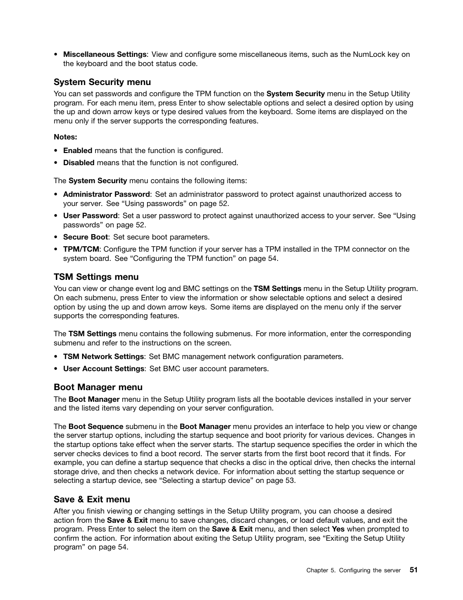 Lenovo ThinkServer RD550 User Manual | Page 65 / 184