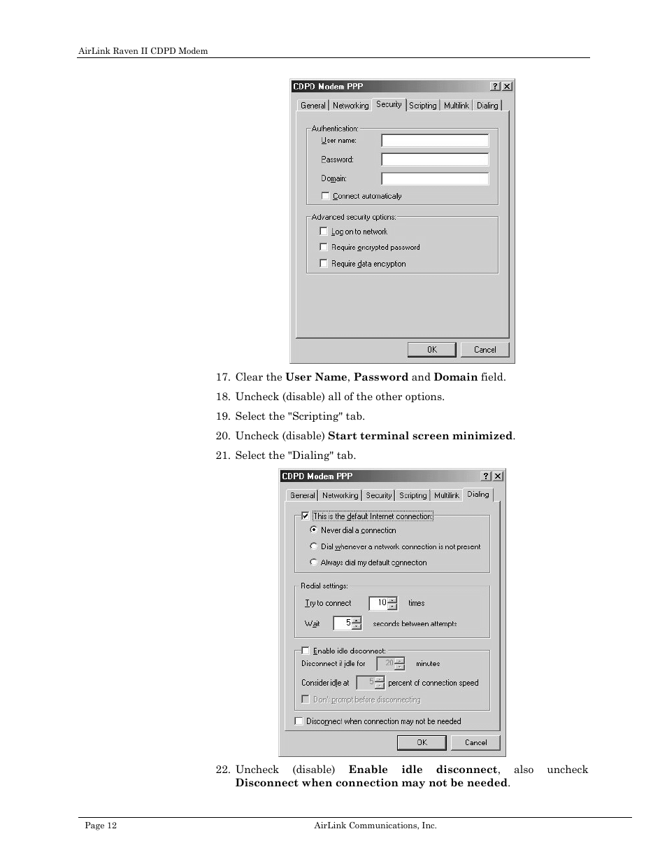 Airlink Raven II User Manual | Page 16 / 32