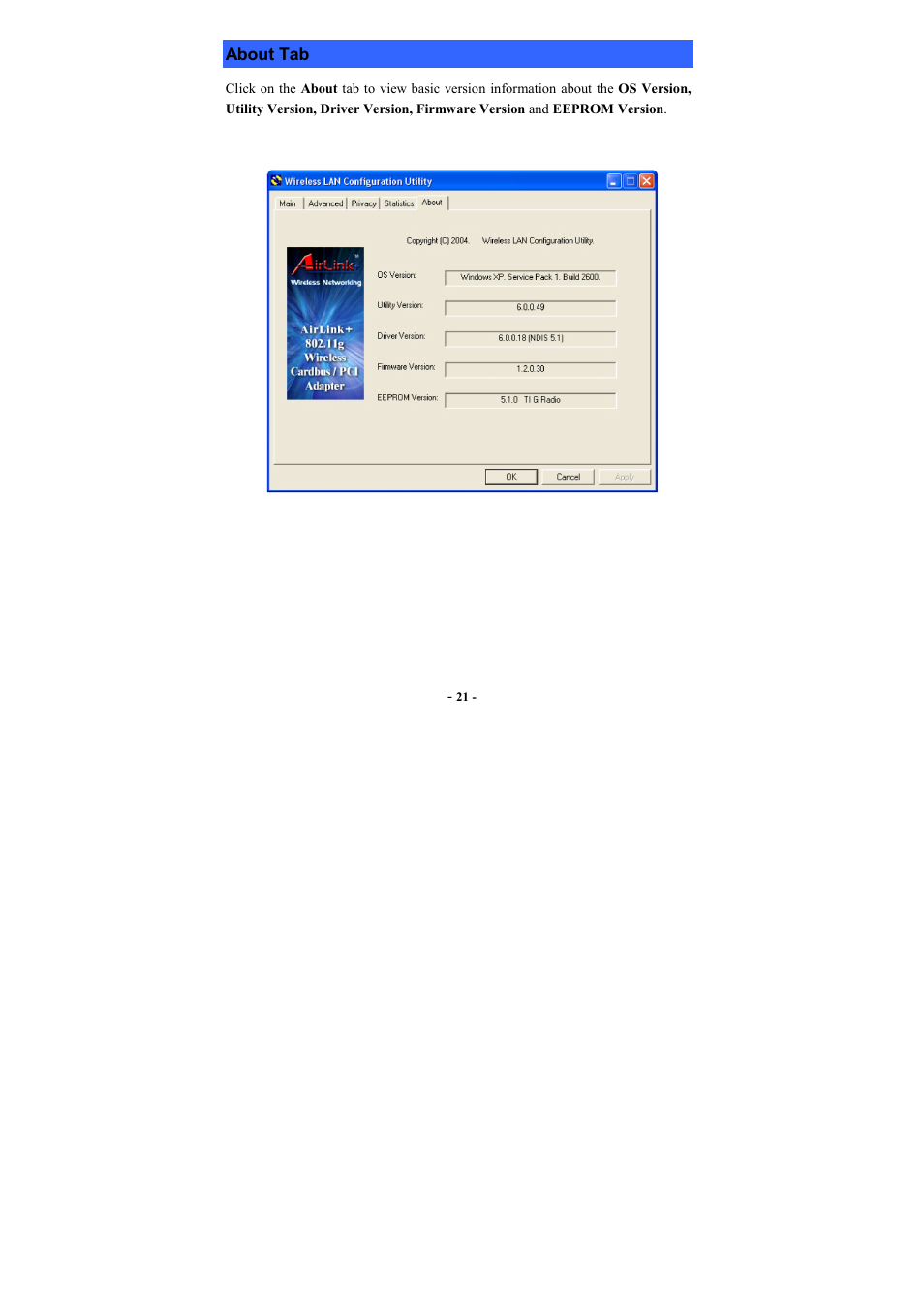Airlink AWLH3025 User Manual | Page 25 / 27