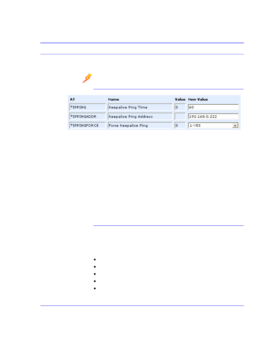 Figure 1. keepalive configuration in wireless ace, Data usage using keepalive, Keepalive configuration in wireless ace 25 | Data usage using keepalive. 25 | Airlink Raven GPRS User Manual | Page 33 / 107