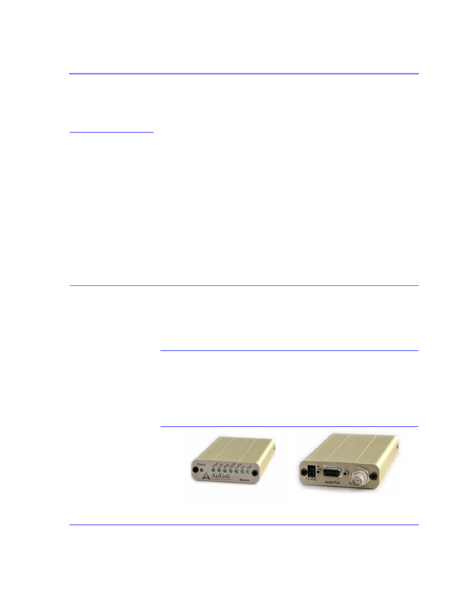 Chapter 1 introduction to raven gprs, Raven overview, Figure 1. raven face and back | Chapter 1, Intr, Raven face and back 1, Introduction to raven gprs | Airlink Raven GPRS User Manual | Page 9 / 107