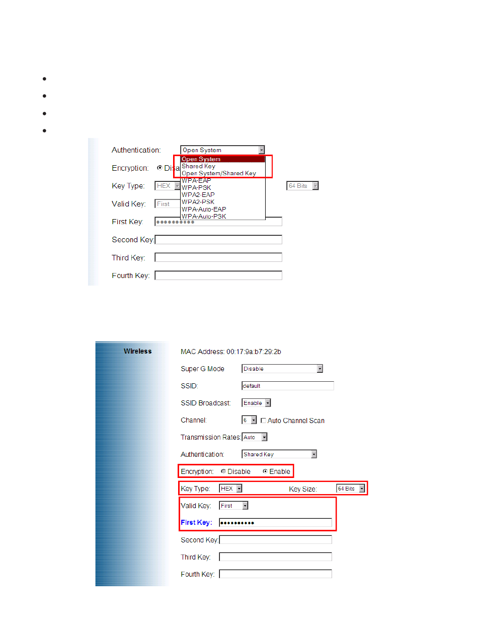 Wep (wired equivalent privacy) | Airlink AP431W User Manual | Page 7 / 14