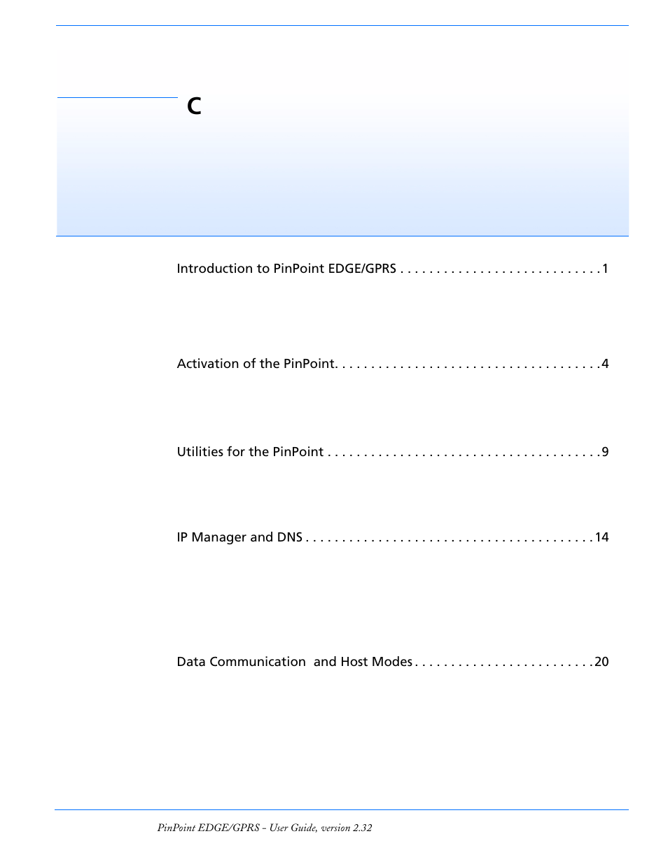 Airlink PinPoint EDGE/GPRS User Manual | Page 3 / 156