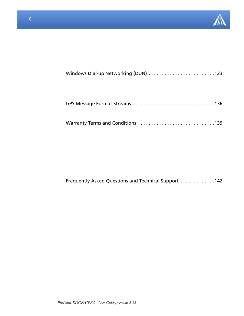 Airlink PinPoint EDGE/GPRS User Manual | Page 6 / 156