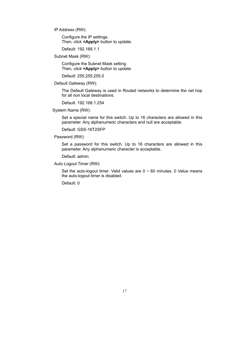 Alloy Computer Products 16-PORT GIGABIT WEB SMART SWITCH GSS-16T2SFP User Manual | Page 23 / 66