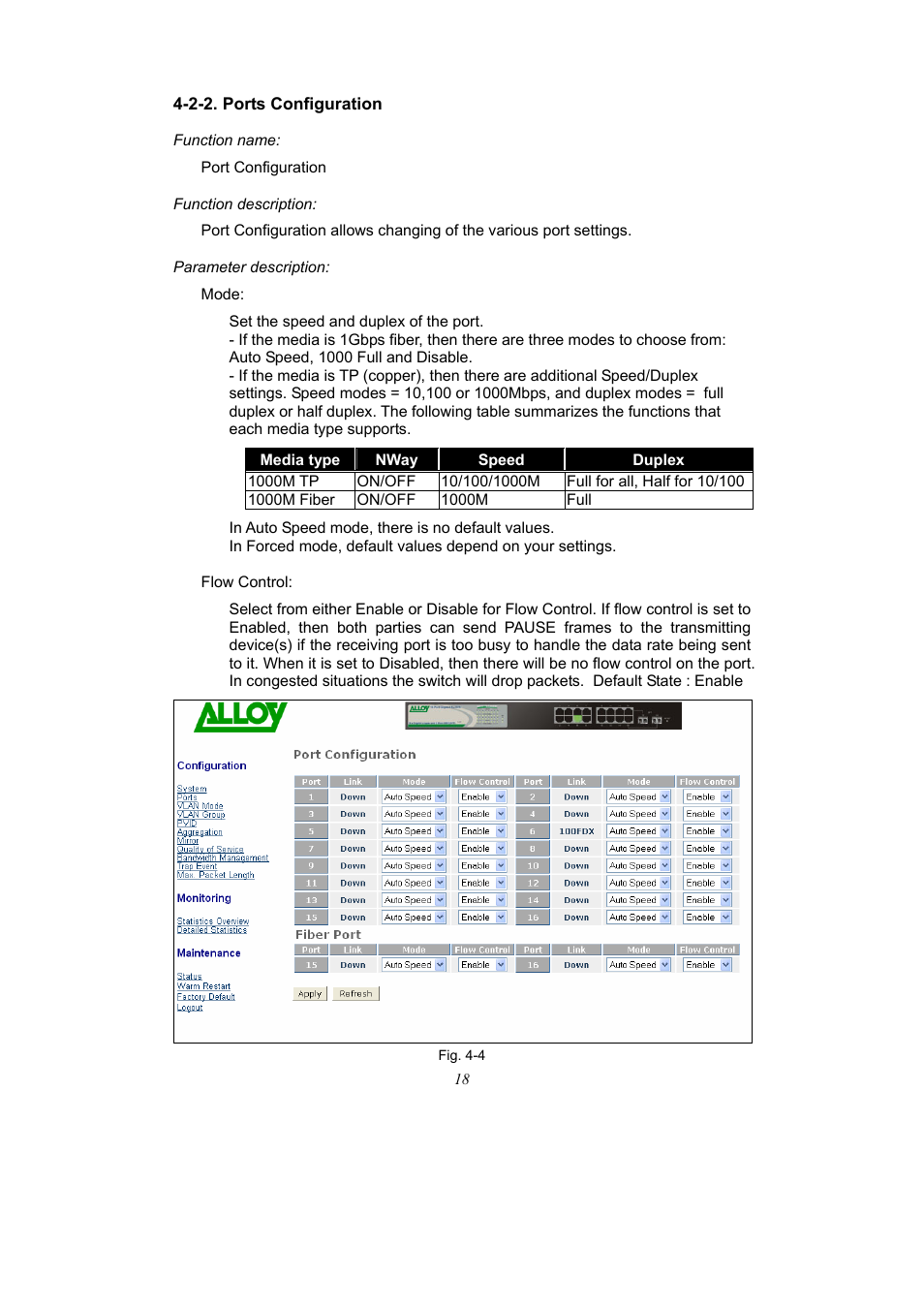 Alloy Computer Products 16-PORT GIGABIT WEB SMART SWITCH GSS-16T2SFP User Manual | Page 24 / 66